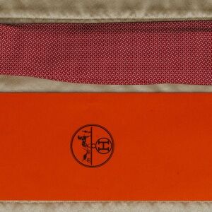 SOLD! Hermes Faconnee H Bicolore tie (NEW!)